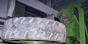 Гидравлические ножницы для резки крупногабаритных шин