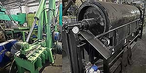 Комплекс для измельчения и переработки шин в топливо