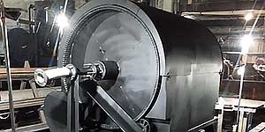 Мобильная пиролизная печь для отжига кабельной изоляции