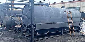 Пиролизная установка со сменной ретортой