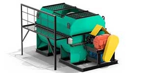 Кормосмеситель запариватель лопастной