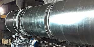 Барабанная сушилка С-20 для песка